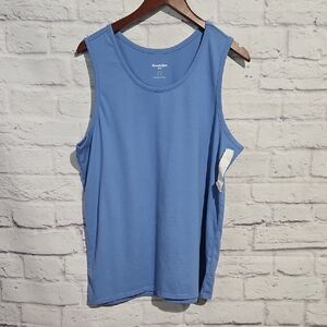 Goodfellow & Co Men's Blue Crewneck Tank